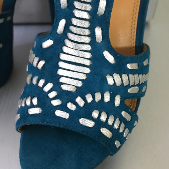 Eric Rutberg Transparent Aztec Platform Sandal - Picture 3 of 4